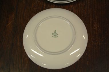 (n-8179/1) Bavaria Winterling Schwarzenbach, õlelille mustriga salatitaldrikud, 4tk