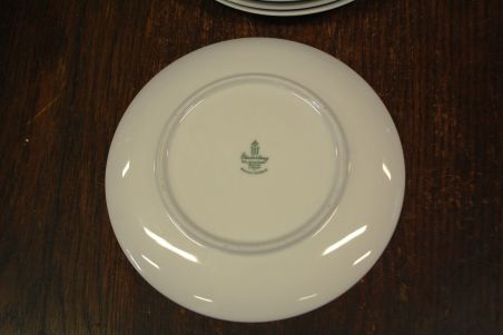 (n-8179/1) Bavaria Winterling Schwarzenbach, õlelille mustriga salatitaldrikud, 4tk