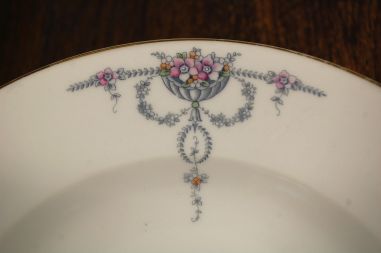 (n-8184/2) KPM Waldenburg, käsitsiviimistletud uhked supi-pastataldrikud, 6tk