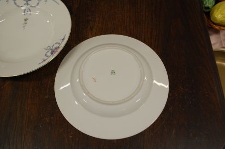 (n-8184/3) KPM Waldenburg, käsitsiviimistletud uhked supi-pastataldrikud, 2tk