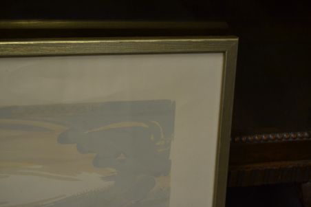 (L-869) Nummerdatud, signeeritud trükk aastast 1956