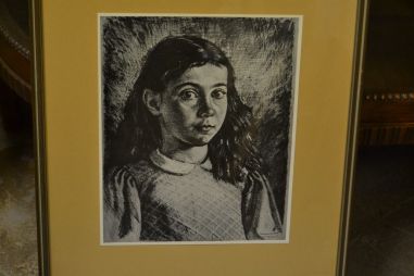 (P-1157) Viiralt trükirepro Catherine Boullairei portree ,  Rootsis välja antud trükirepro