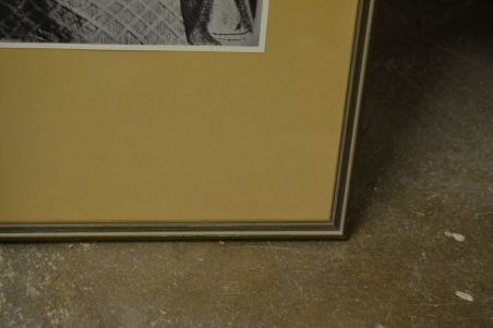 (P-1157) Viiralt trükirepro Catherine Boullairei portree ,  Rootsis välja antud trükirepro