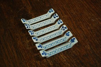 (n-8204) Royal Copenhgen Aluminia "Tranquebar" võikoerad nr 11/1128, 6tk