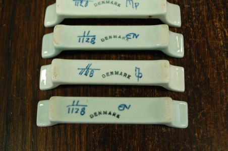 (n-8204) Royal Copenhgen Aluminia "Tranquebar" võikoerad nr 11/1128, 6tk