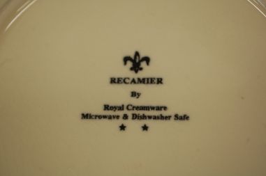 (n-8223) Royal Creamware, supi-pastataldrikud, 6tk