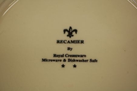 (n-8223) Royal Creamware, supi-pastataldrikud, 6tk