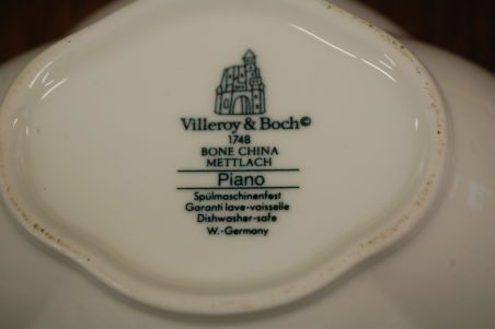 (n-8225/1) Villeroy & Boch Mettlach, Piano kastmenõu