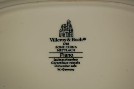 (n-8225/2) Villeroy & Boch Mettlach, Piano väike vaagen