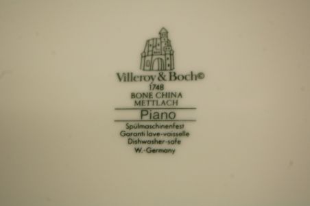(n-8225/5) Villeroy & Boch Mettlach, Piano praetaldrikud, 5tk