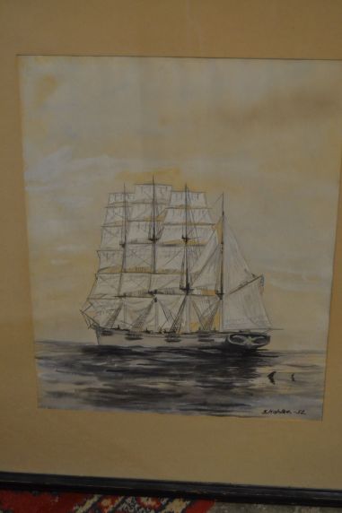 (L-874) Huvitav purjelaevaga maal, 1952