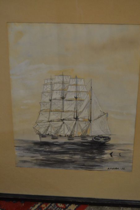 (L-874) Huvitav purjelaevaga maal, 1952