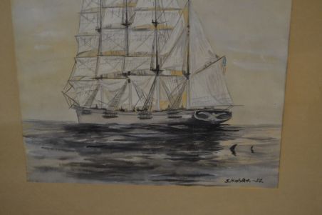 (L-874) Huvitav purjelaevaga maal, 1952