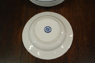 (n-8230/1) Royal Five Stars Porzellan, sibulamustriga supi-pastataldrikud, 6tk