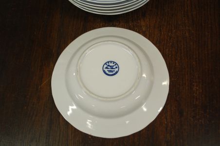 (n-8230/1) Royal Five Stars Porzellan, sibulamustriga supi-pastataldrikud, 6tk