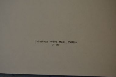 (P-1160)  Mapp Paul Lutheini tinalõiked - Lume ja härmarüüs Toompea