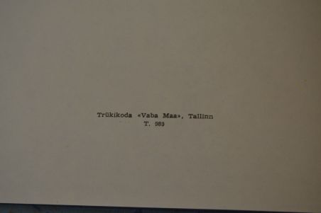 (P-1160)  Mapp Paul Lutheini tinalõiked - Lume ja härmarüüs Toompea