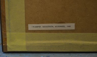 (P-1163) Viiralt, trükirepro Okaapid