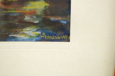 (P-1168) Adoson, akvarell 1970 Eesti