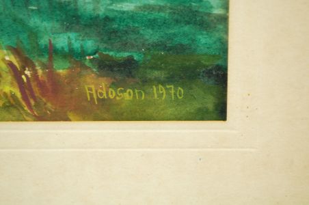 (P-1169) Adoson, akvarell 1970, Eesti