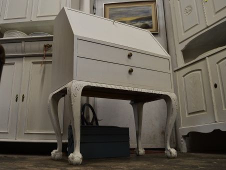 (L-888) Valge sekretär kirjutuslaud