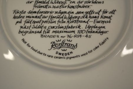 (n-8449) Röstrand, Harald Wiberg kollektsioontaldrik "Jänes" nr7177A