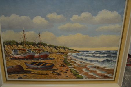 (n-8467) Niels A. Henningsen suur lõuendil maal