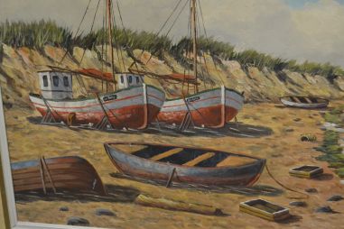 (n-8467) Niels A. Henningsen suur lõuendil maal