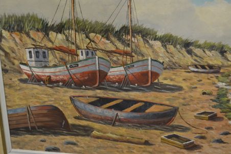 (n-8467) Niels A. Henningsen suur lõuendil maal