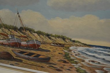 (n-8467) Niels A. Henningsen suur lõuendil maal