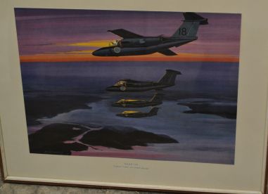 (n-8472) Saab hävituslennukitest trükirepro, 1968