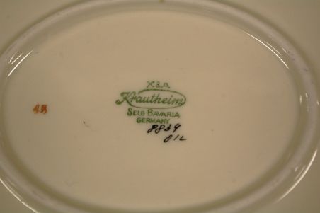 (n-8481) Krautheim & Adelberg, "Aida" suur ovaalne vaagen