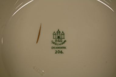 (n-8482/3) B&G, Bing & Grondahl Kjobenhavn, "Heimdal", ümar kauss-vaagen jalal