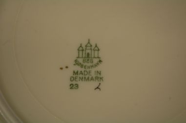 (n-8482/7) B&G, Bing & Grondahl Kjobenhavn, "Heimdal", supi-pastataldrikud, 6tk