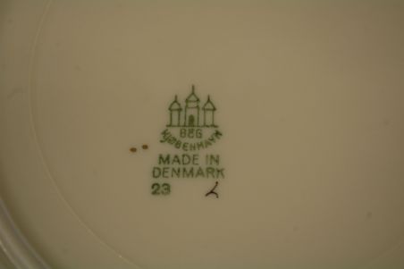 (n-8482/7) B&G, Bing & Grondahl Kjobenhavn, "Heimdal", supi-pastataldrikud, 6tk