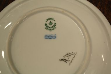 (n-8488) Royal Copenhagen, käsitsimaalitud koogitaldrikud, 6tk