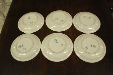 (n-8488) Royal Copenhagen, käsitsimaalitud koogitaldrikud, 6tk