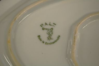 (n-8497/1) Porzellanfabrik Adolf Laufer, P.A.L.T,  roosiline kastmenõu