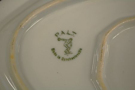 (n-8497/1) Porzellanfabrik Adolf Laufer, P.A.L.T,  roosiline kastmenõu