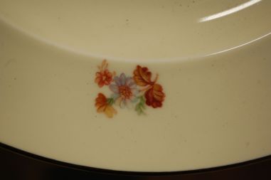 (n-8527/1) Kjoenhavns Porcellains Maleri, kreemikad supi-pastataldrikud, 6tk