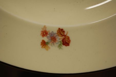 (n-8527/2) Kjoenhavns Porcellains Maleri, kreemikad supi-pastataldrikud, 4tk