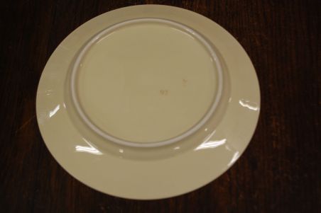 (n-8527/4) Kjoenhavns Porcellains Maleri, kreemikad praetaldrikud, 4tk