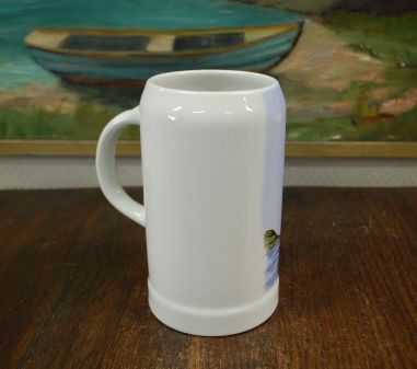 (n-8530) Lilien Porzellan, Drewsen, käsitsimaalitud õllekann
