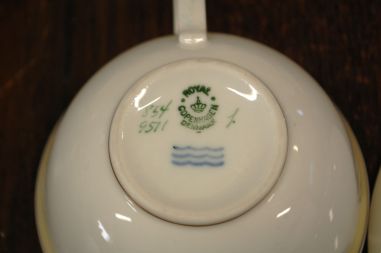 (n-8534/2) Royal Copenhagen, "Odense" kohvitassid-taldrikud 6tk komplektis