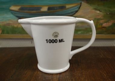 (n-8537) Stelkompaniet, portselanist mõõdukann 1000ml