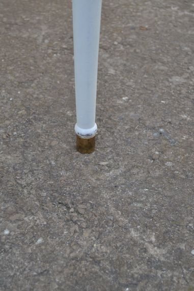(L-899) Ümar valge söögilaud