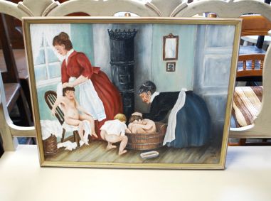 (n-8544) Bente Lykke, raamitud õlimaal