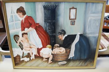 (n-8544) Bente Lykke, raamitud õlimaal 2