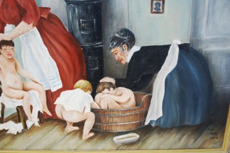 (n-8544) Bente Lykke, raamitud õlimaal