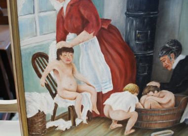 (n-8544) Bente Lykke, raamitud õlimaal